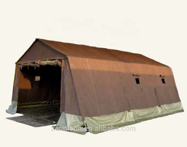 cotton canvas F1 army tent military big tent for 20 person